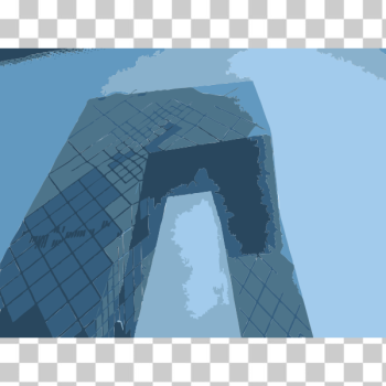 SVG CCTV Building Landscape Low Angle SVG CCTV Building Landscape Low Angle