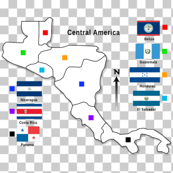 SVG Central America info-graphic SVG Central America info-graphic