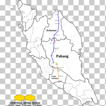 SVG central spine road SVG central spine road