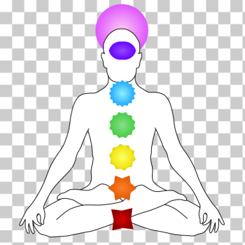 SVG Chakras in human body SVG Chakras in human body