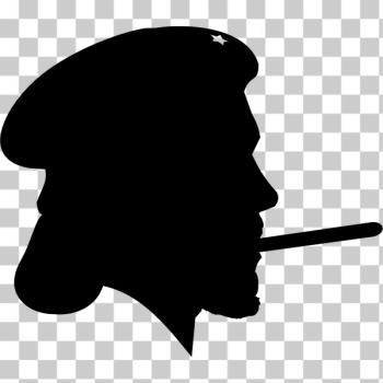 SVG Che Guevara039s silhouette SVG Che Guevara039s silhouette
