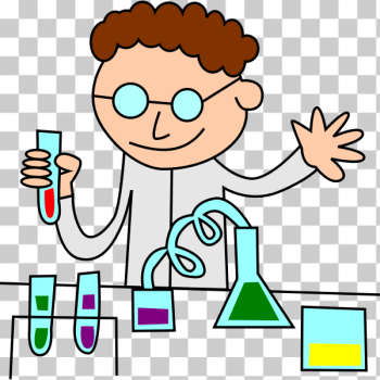 SVG Chemist in a laboratory SVG Chemist in a laboratory