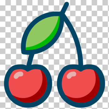 SVG Cherries vector image SVG Cherries vector image