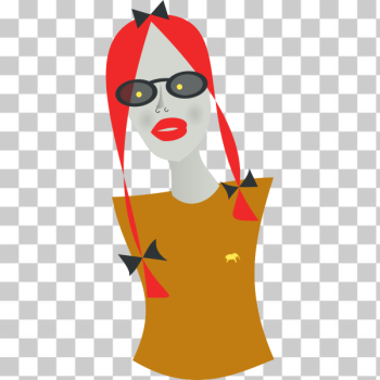 SVG Chic lady illustration SVG Chic lady illustration