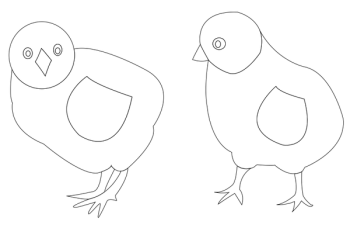 SVG chicks-vector-coloring SVG chicks-vector-coloring