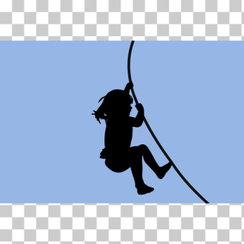 SVG Child climbing silhouette SVG Child climbing silhouette