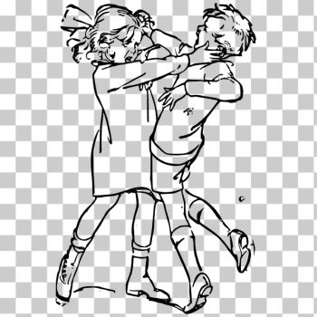 SVG Children fighting SVG Children fighting