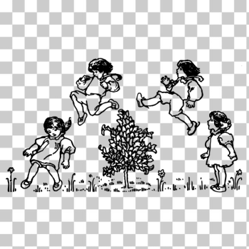 SVG Children jumping