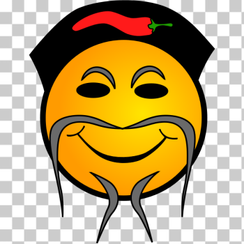 SVG Chinese cook smiley SVG Chinese cook smiley