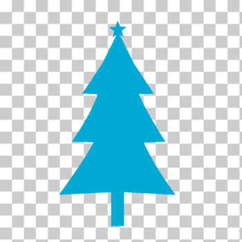 SVG Christmas tree blue color SVG Christmas tree blue color