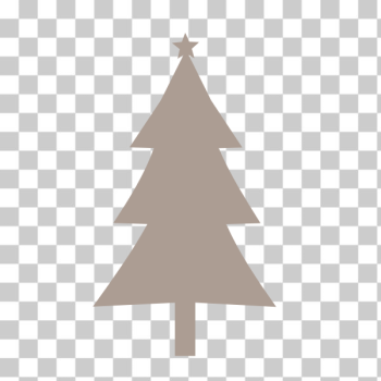 SVG Christmas tree brown color SVG Christmas tree brown color