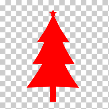 SVG Christmas tree red color SVG Christmas tree red color