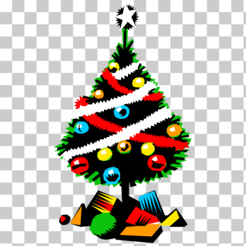 SVG Christmas tree with presents SVG Christmas tree with presents