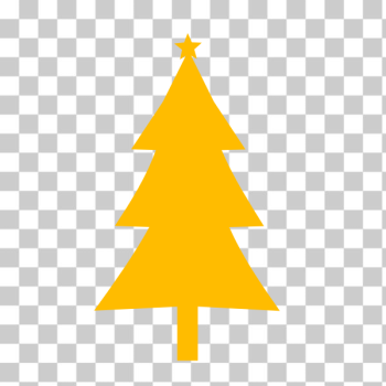 SVG Christmas tree yellow color SVG Christmas tree yellow color
