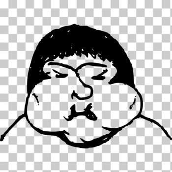 SVG Chubby head image SVG Chubby head image