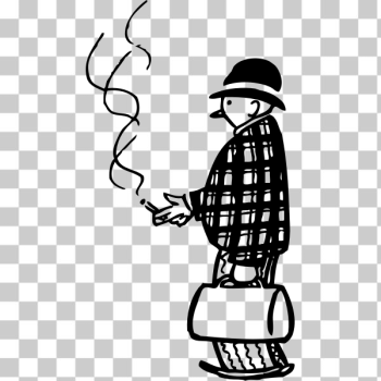 SVG Cigar smoker