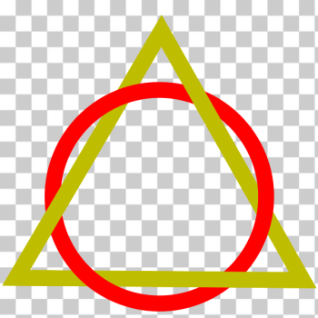 SVG Circle and triangle