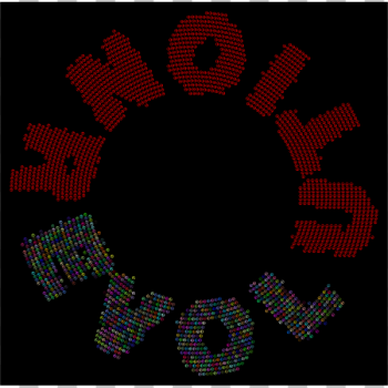 SVG Circular rLOVEution with black background SVG Circular rLOVEution with black background