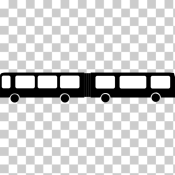 SVG City bus silhouette SVG City bus silhouette