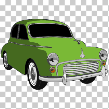 SVG Classic green car SVG Classic green car