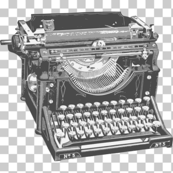 SVG Classic typewriter