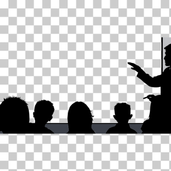 SVG Classroom silhouette image SVG Classroom silhouette image