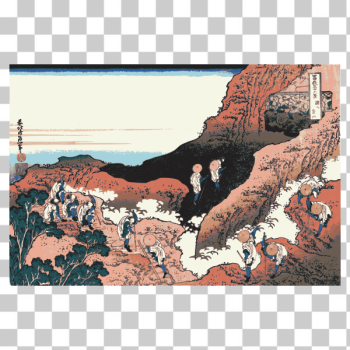 SVG Climbing up a Mountain art painting vector illustration SVG Climbing up a Mountain art painting vector illustration