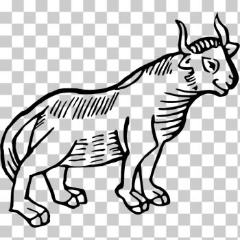 SVG Clip art of a bull SVG Clip art of a bull