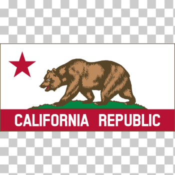 SVG Clipart California Banner 2 Thin Border SVG Clipart California Banner 2 Thin Border