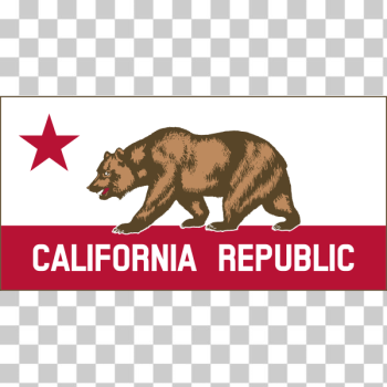 SVG Clipart California Banner Thin Border SVG Clipart California Banner Thin Border