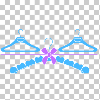 SVG Clothes hangers vector image SVG Clothes hangers vector image
