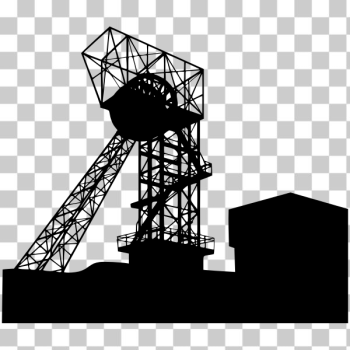 SVG Coal mine shaft