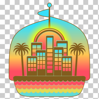 SVG Coastal apartment vector image SVG Coastal apartment vector image