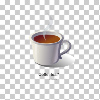 SVG Coffee or tea sticker vector drawing SVG Coffee or tea sticker vector drawing
