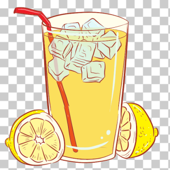 SVG Cold Glass Of Lemonade SVG Cold Glass Of Lemonade
