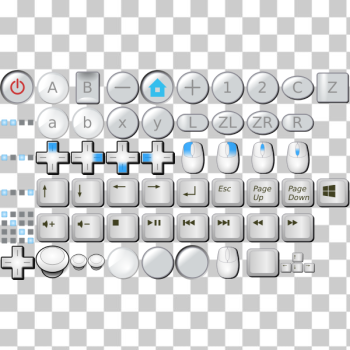 SVG Collection of PC keyboard buttons SVG Collection of PC keyboard buttons