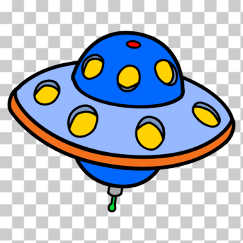 SVG Colored UFO vector clip art SVG Colored UFO vector clip art