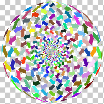 SVG Colorful arrows sphere SVG Colorful arrows sphere