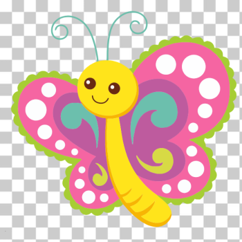 SVG Colorful cartoon butterfly SVG Colorful cartoon butterfly