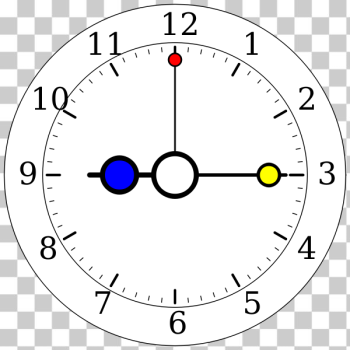 SVG Colorful clock vector image SVG Colorful clock vector image