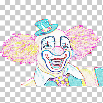 SVG Colorful clown sketch SVG Colorful clown sketch