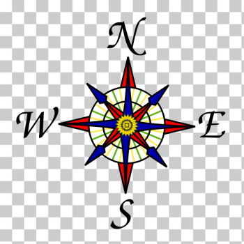 SVG Colorful compass rose SVG Colorful compass rose