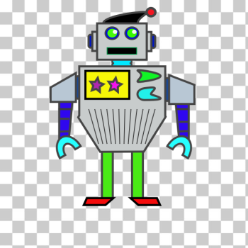 SVG Colorful robot SVG Colorful robot