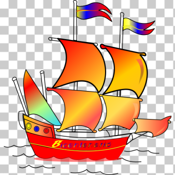 SVG Colorful sailboat SVG Colorful sailboat