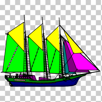 SVG Colourful sailboat SVG Colourful sailboat