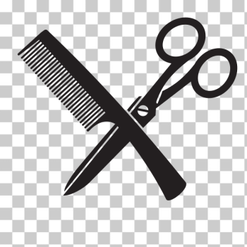 SVG Comb and scissors SVG Comb and scissors