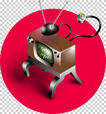 SVG Comic angry TV receiver vector illustration SVG Comic angry TV receiver vector illustration