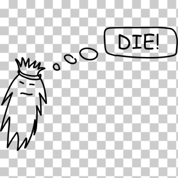 SVG Comic character shouting die vector illustration SVG Comic character shouting die vector illustration