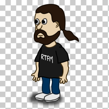 SVG Comic character vector illustration SVG Comic character vector illustration