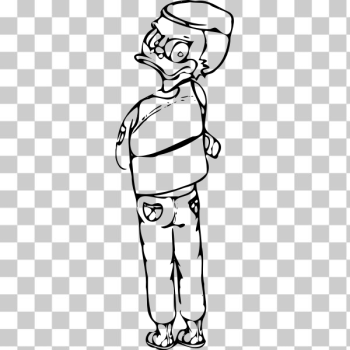 SVG comic duck SVG comic duck